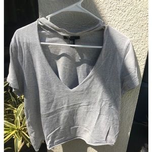 Forever 21 Grey Short Sleeved Tee